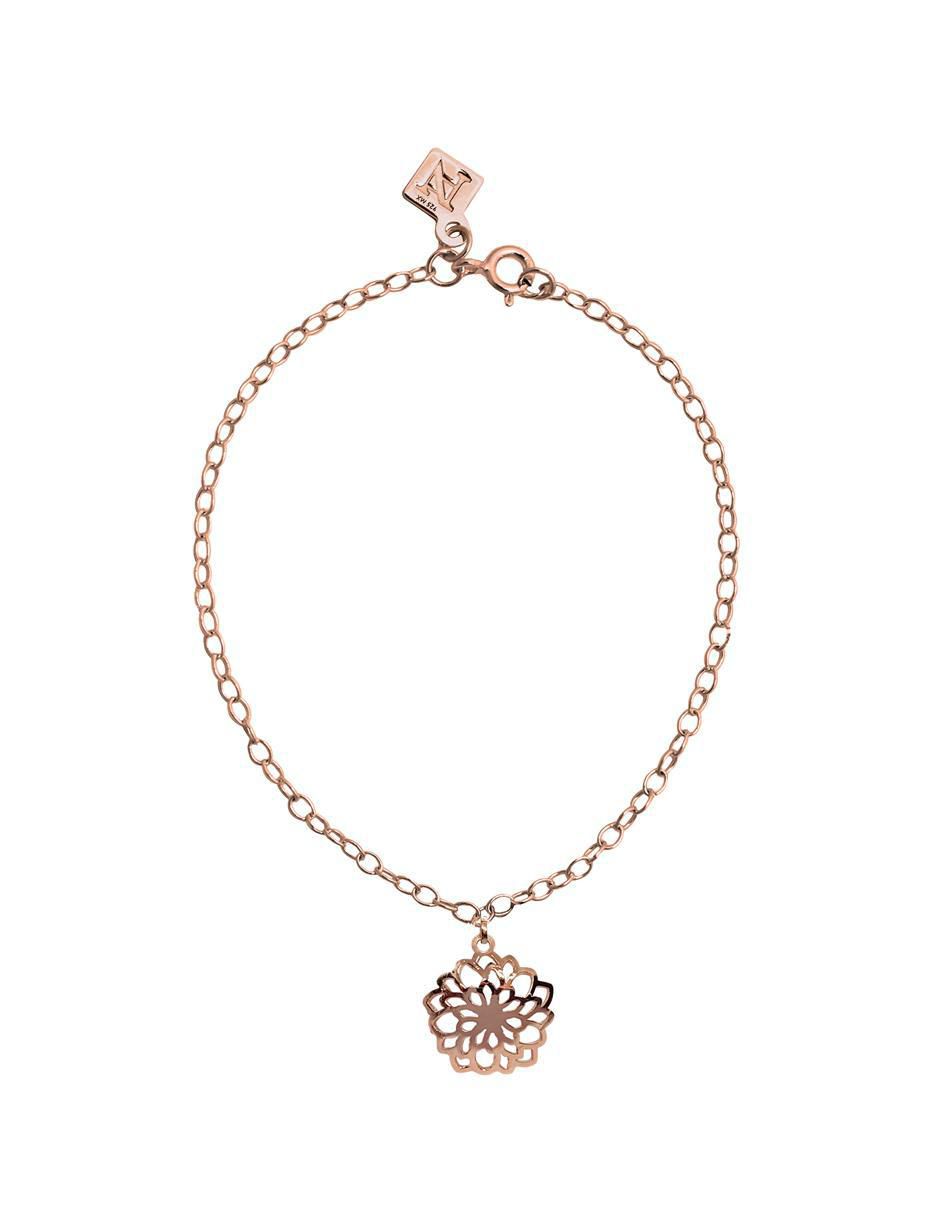 Pulsera de plata P 925 Dalia con acabado baño de oro rosa