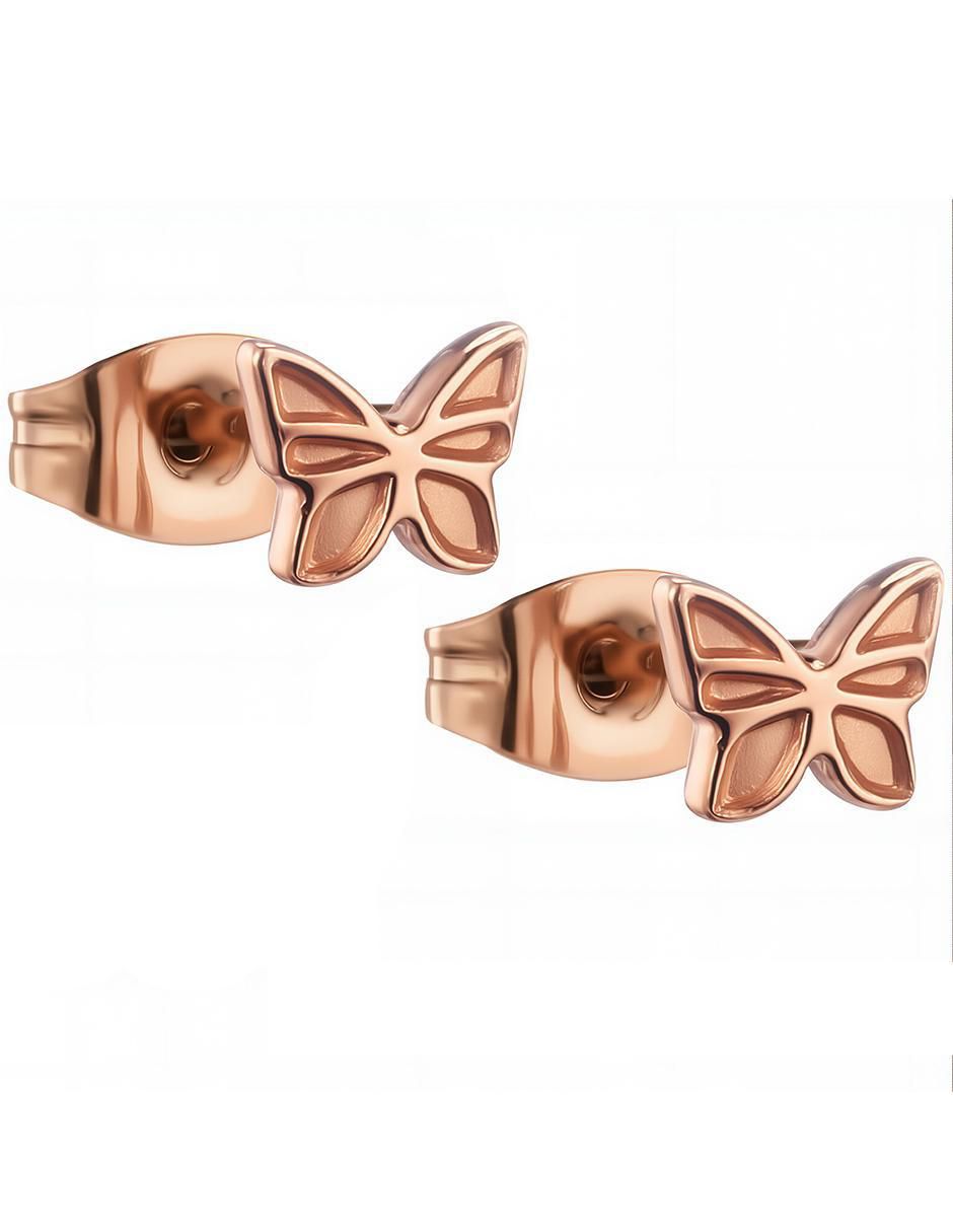 Broqueles de mariposa con acabado pulido 2