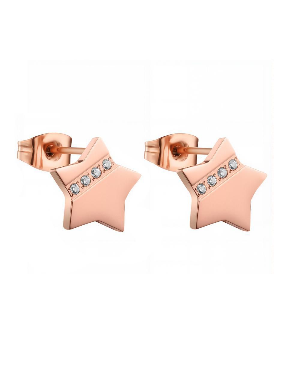 Broqueles de estrella Star Dreams con acabado pulido zirconia 2