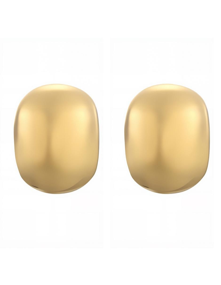 Set de aretes Golden Balance con acabado pulido 4