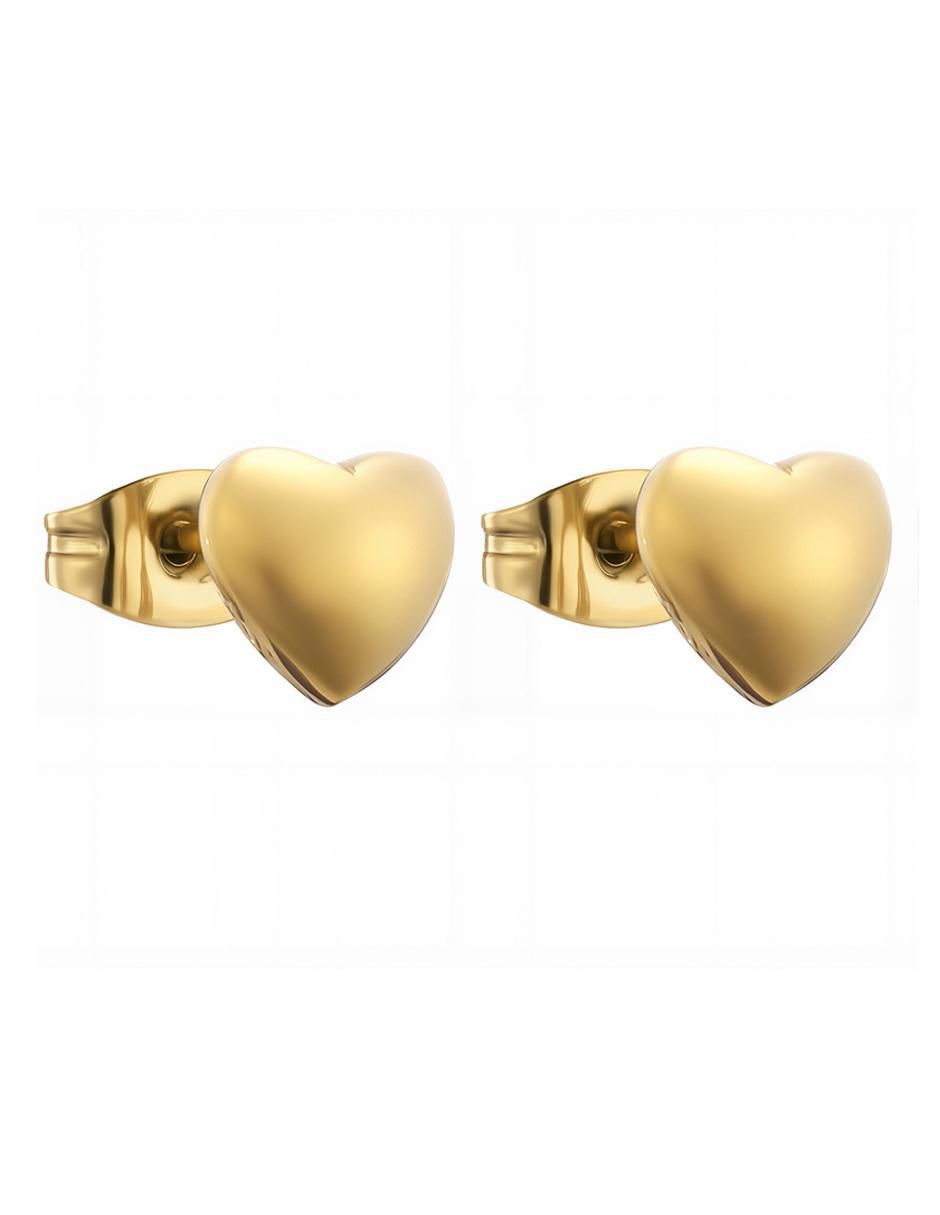 Set de aretes Golden Balance con acabado pulido 5