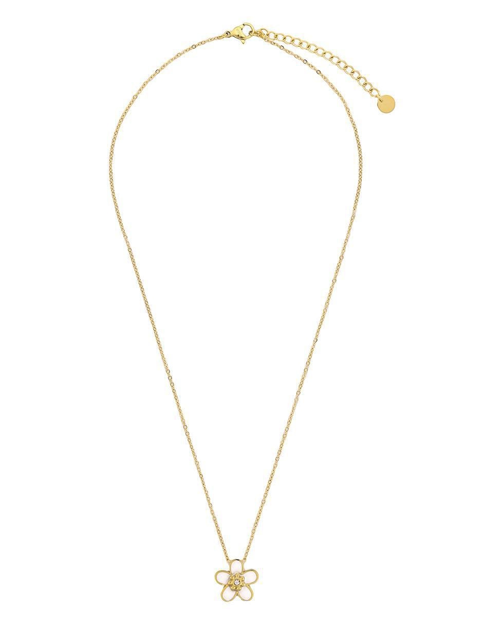 Set de collar y aretes Bloom light zirconia 4