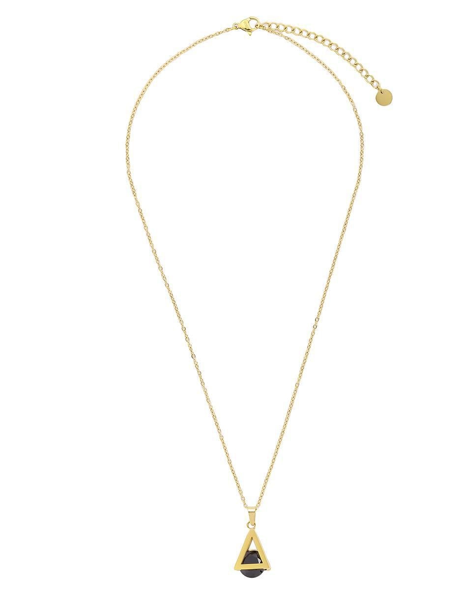 Set de collar y aretes Modern edge cristal 3