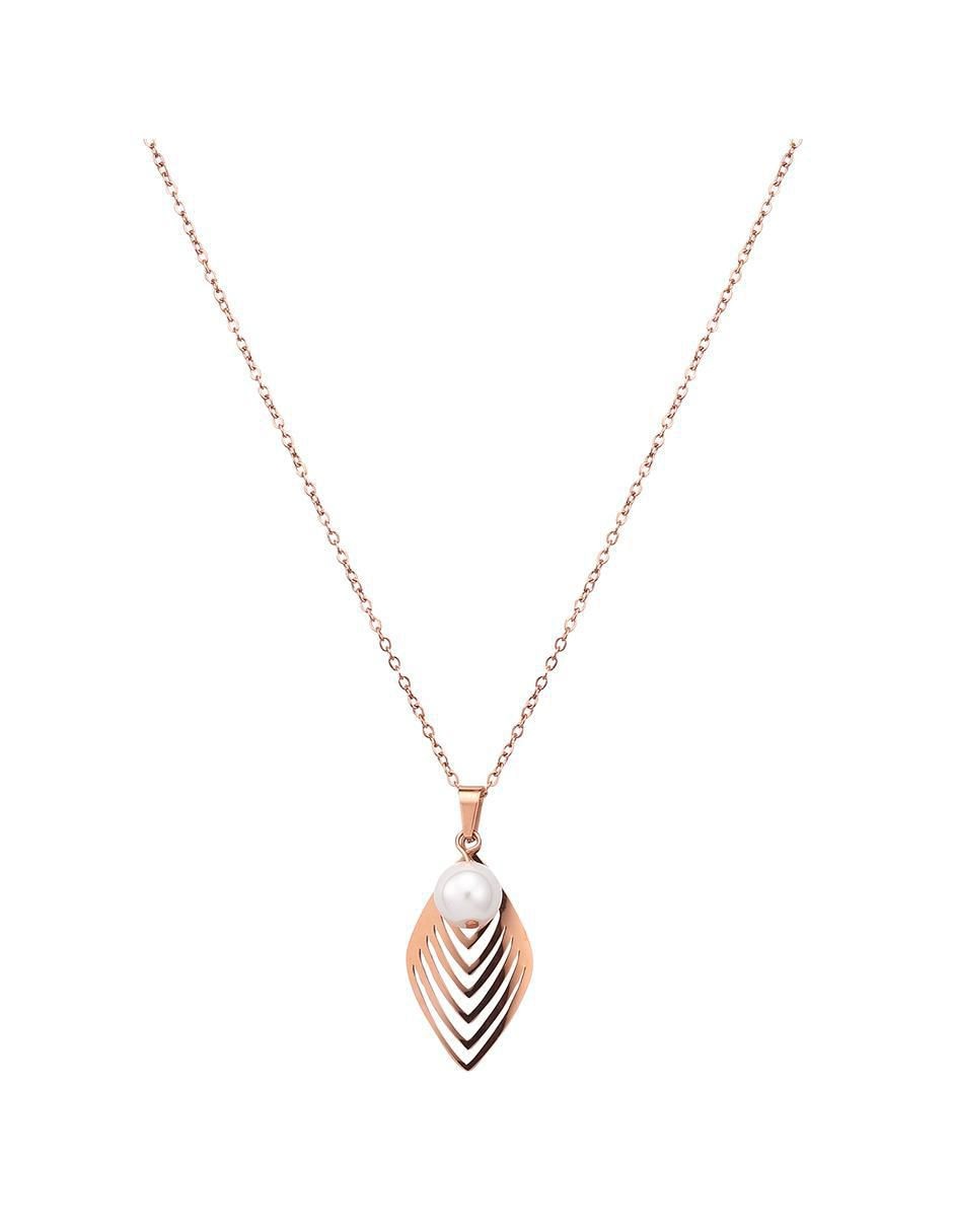 Set de collar y aretes Dual harmony perla 3
