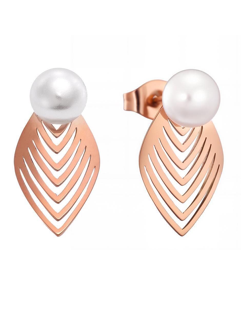 Set de collar y aretes Dual harmony perla 5