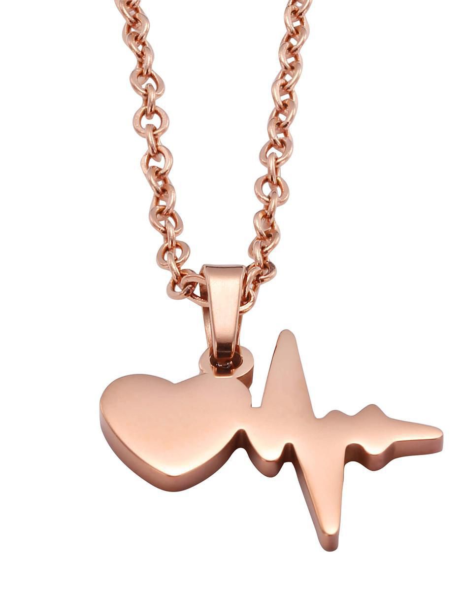 Set de collar y aretes Heart glow 2