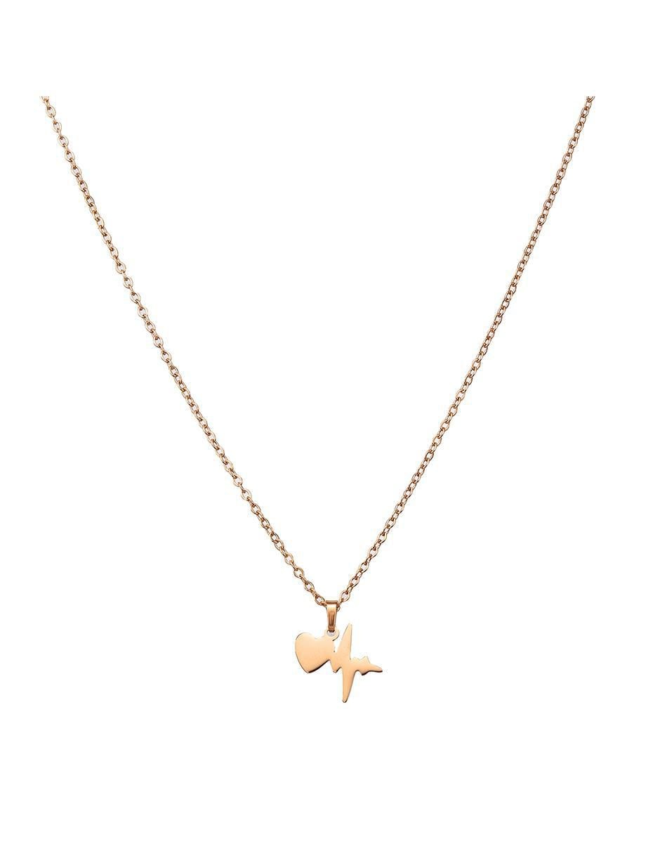 Set de collar y aretes Heart glow 3