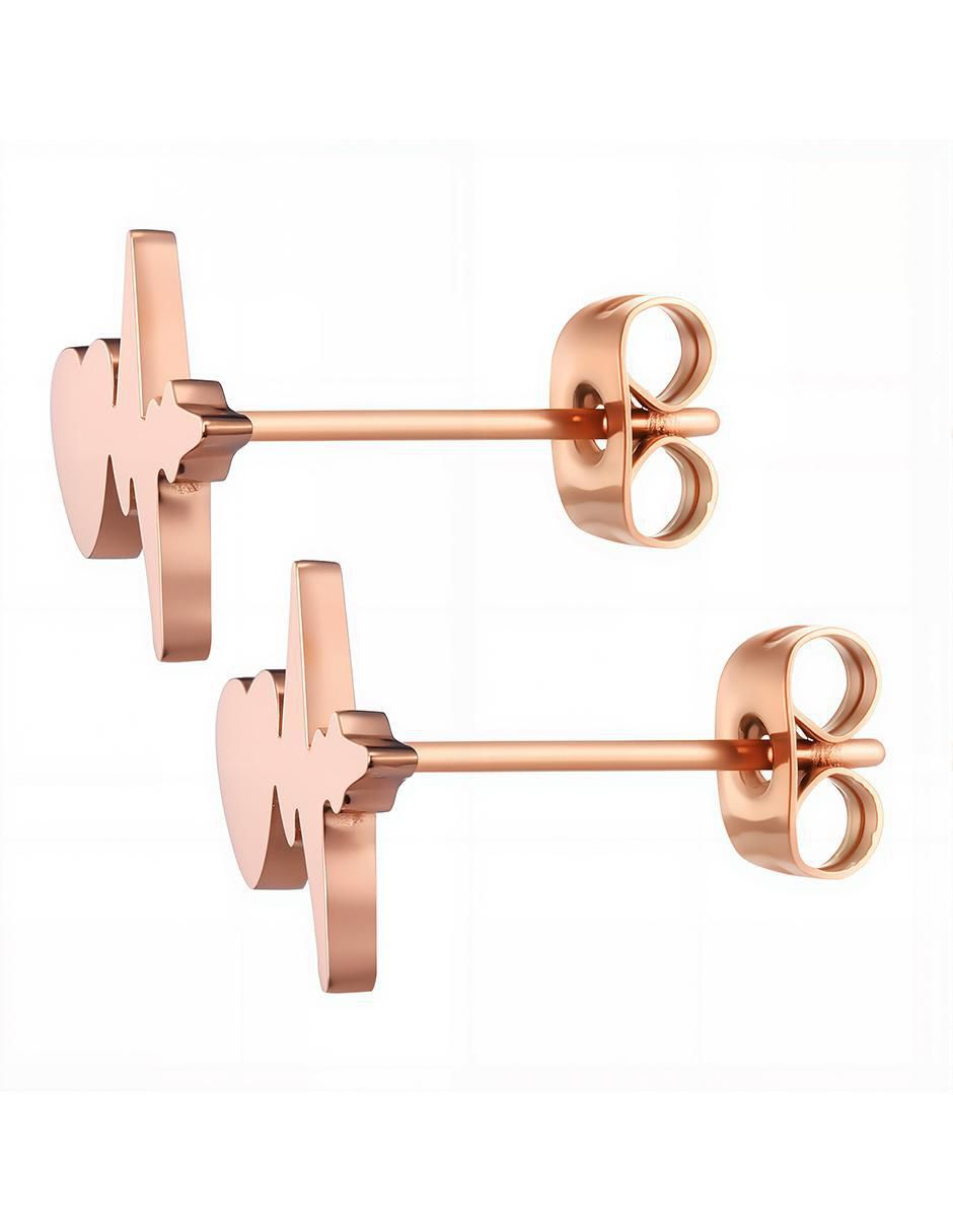 Set de collar y aretes Heart glow 6