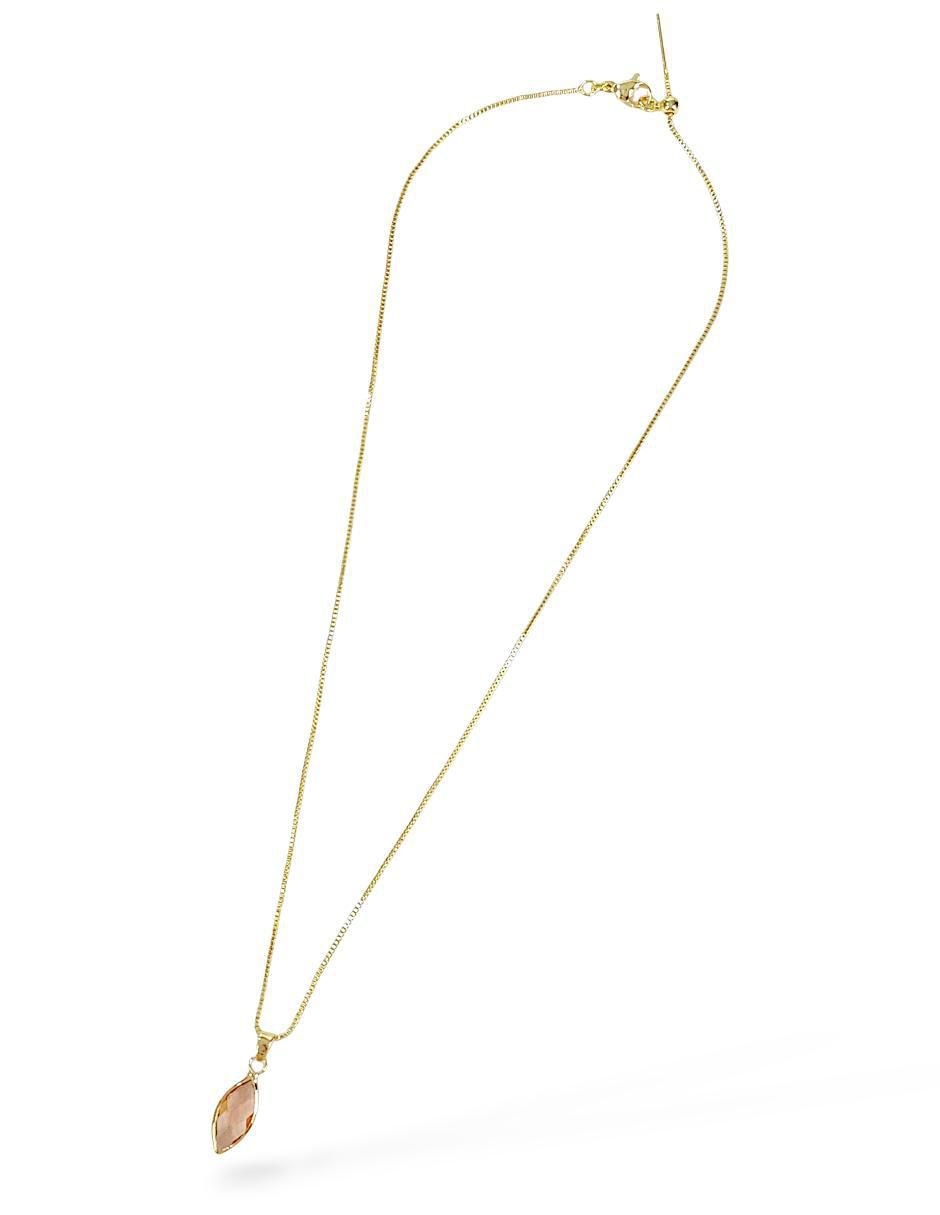 Aretes y collar de oro laminado 18 k zirconia 2