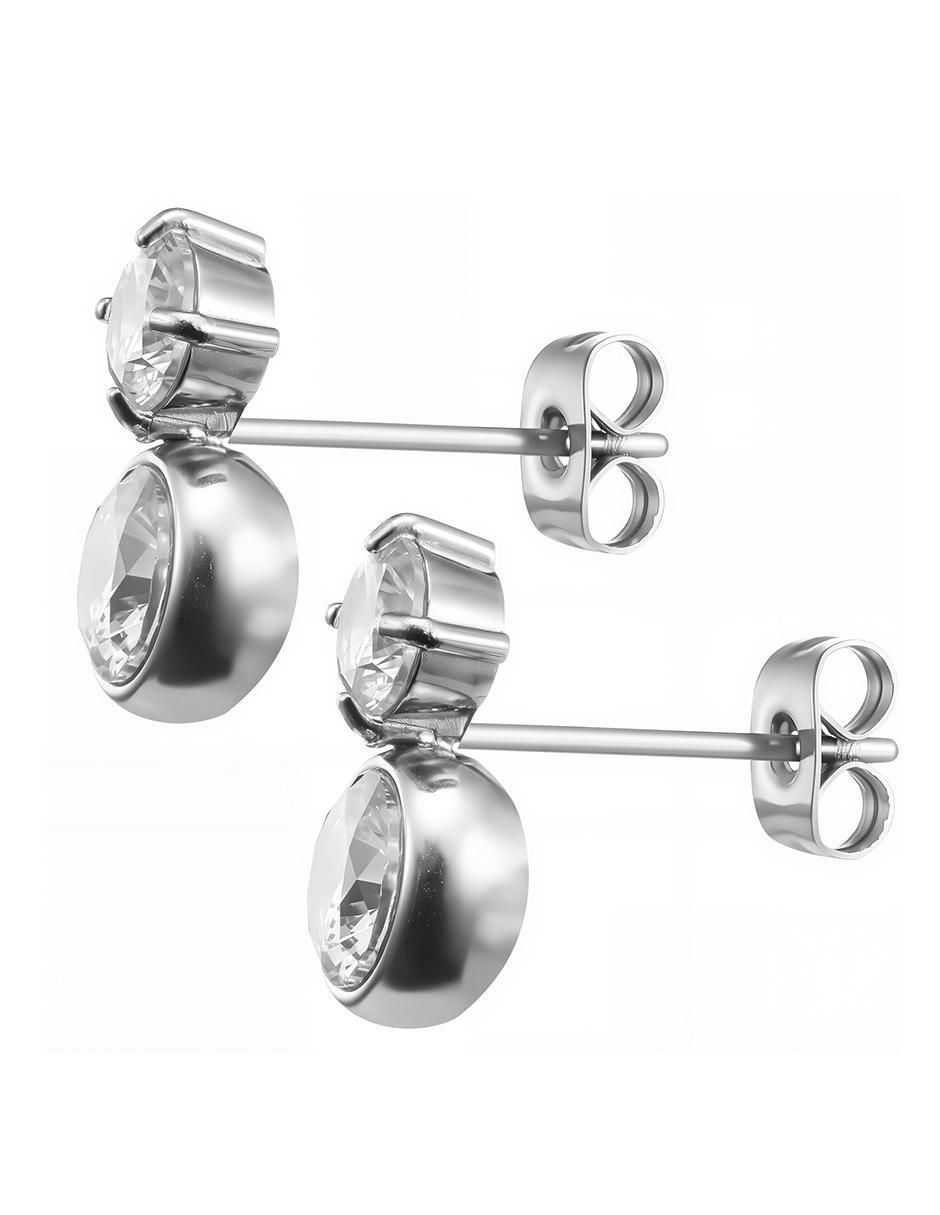 Broqueles Crystal Motion con acabado pulido cristal 3