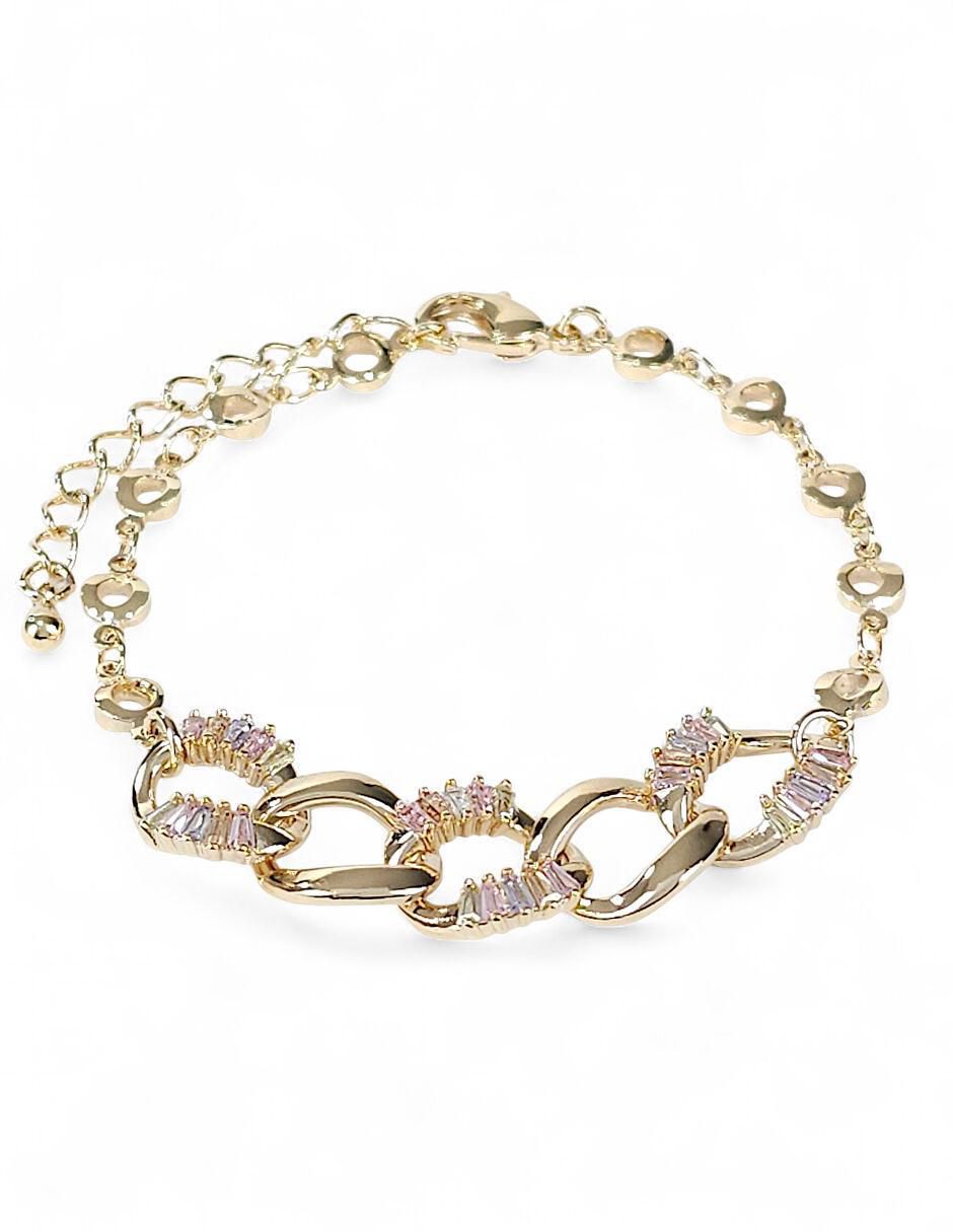 Pulsera de oro laminado 18 K con acabado pulido 3