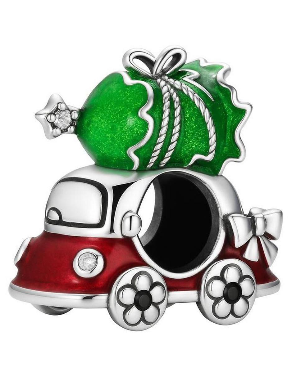 Charm de auto navidad de plata P 925