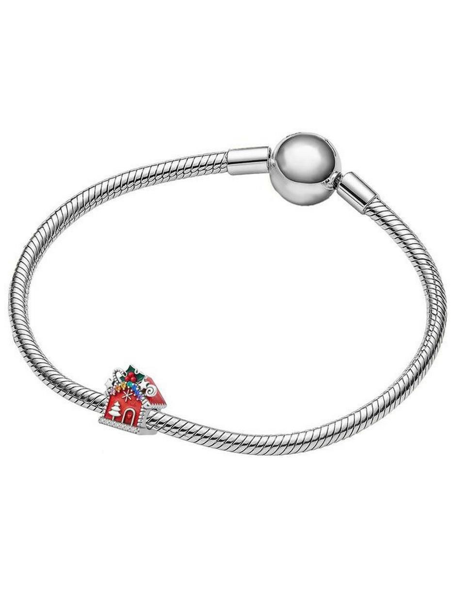 Charm de casa navidad de plata P 925 4