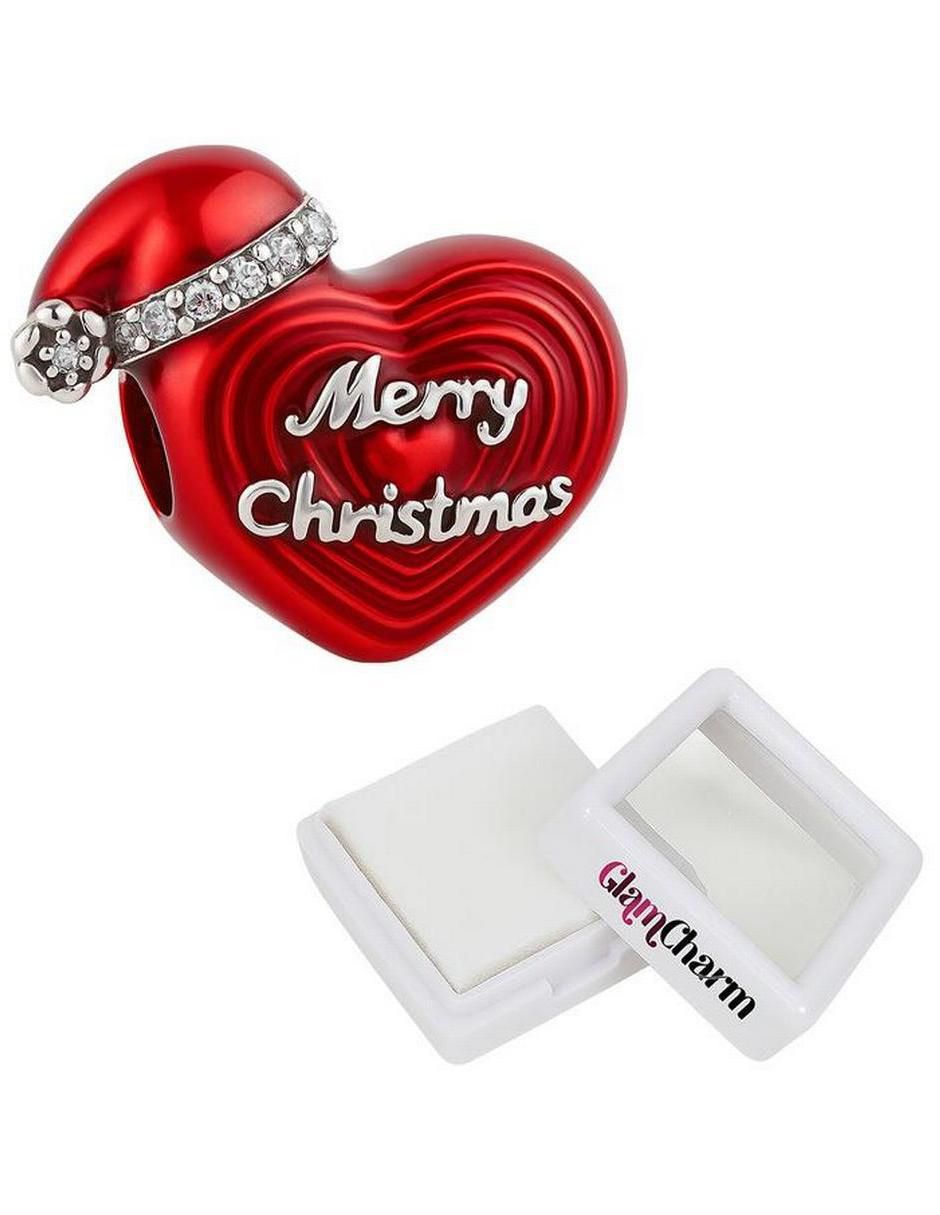 Charm de corazón navidad de plata P 925 3
