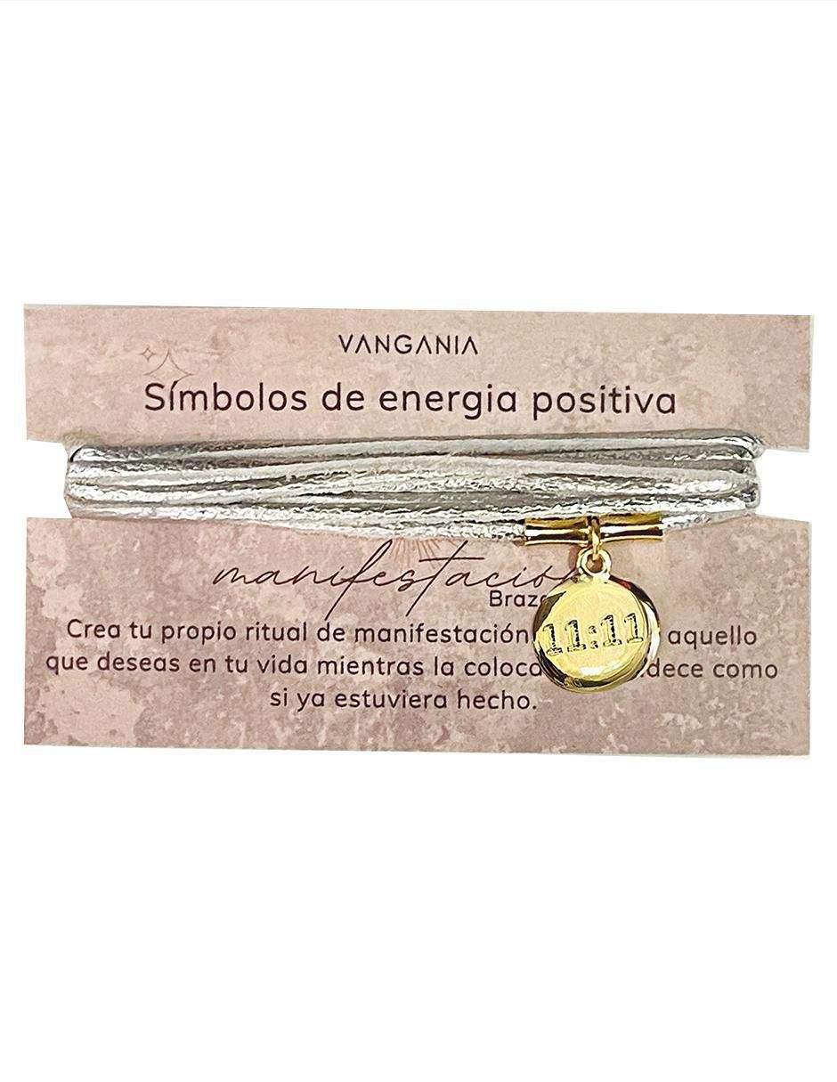 Pulsera vangania "de" piel "con" sin gema 18 k no aplica "con acabado"