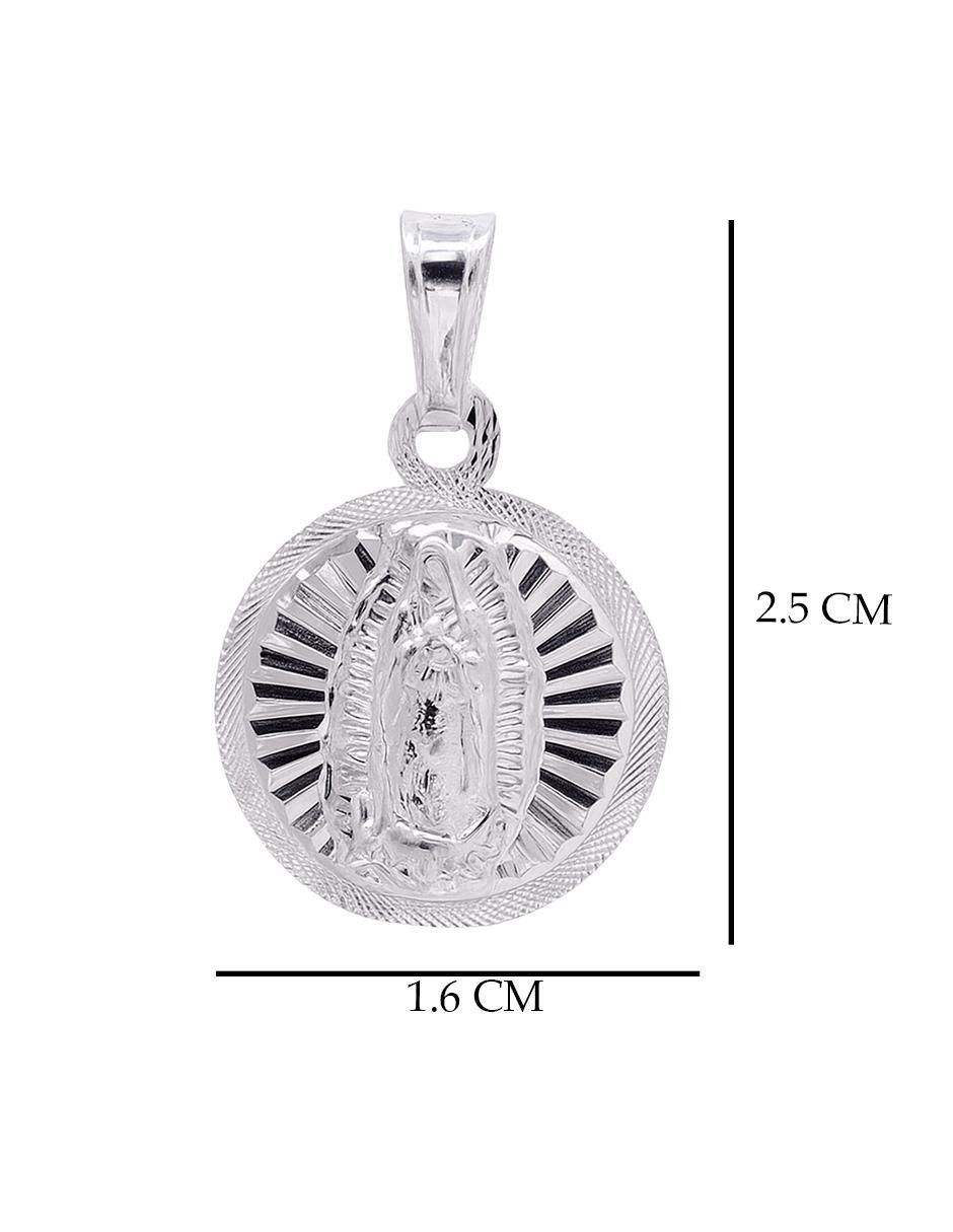 Dije circular de plata P 925 5