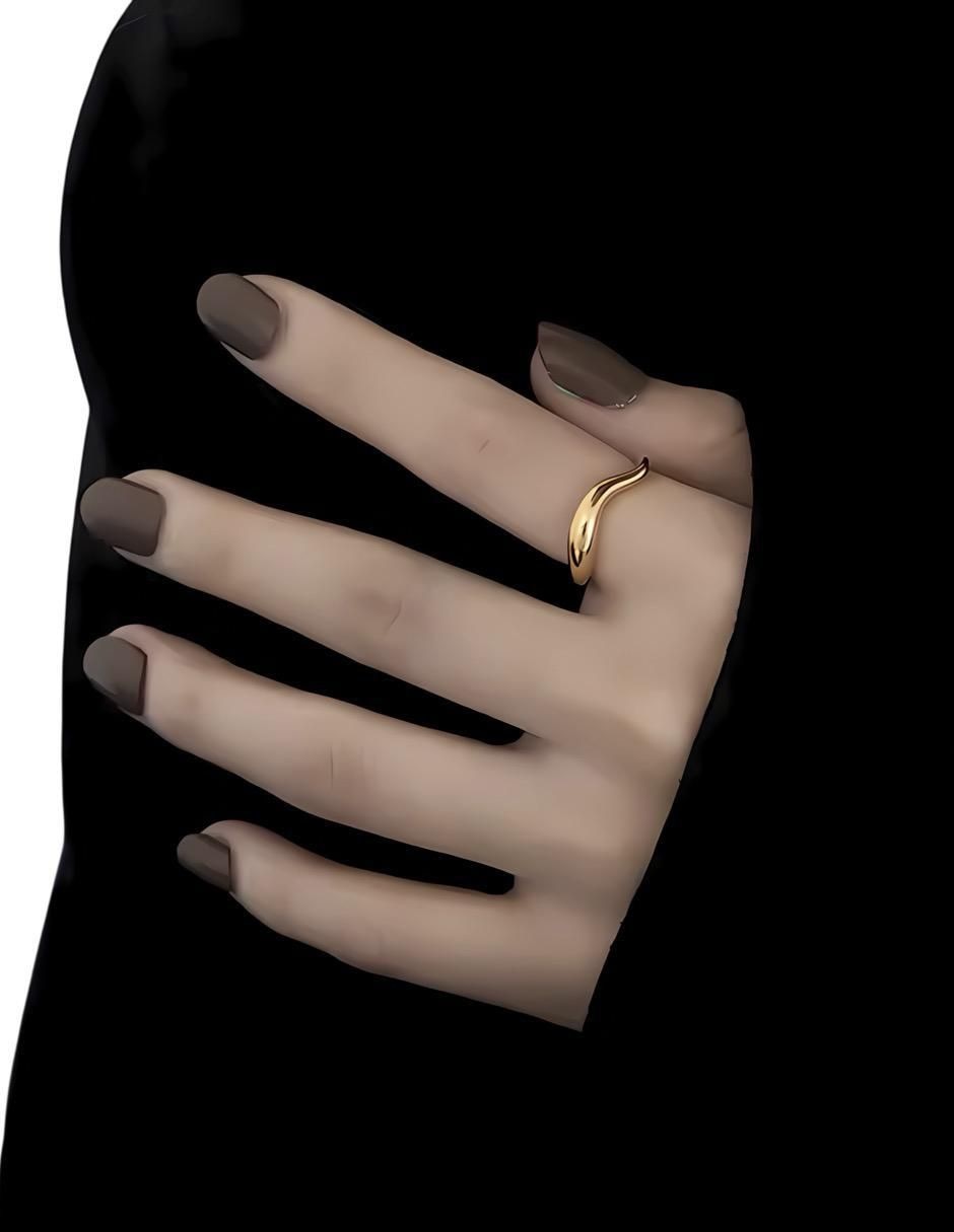 Anillo Plata P 925 de plata chapa de oro 2