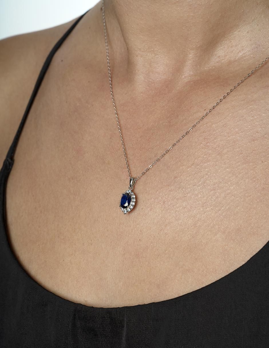 Collar ovalado de plata P 925 3