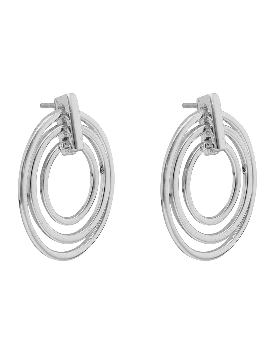Aretes cortos circulares con acabado pulido 2