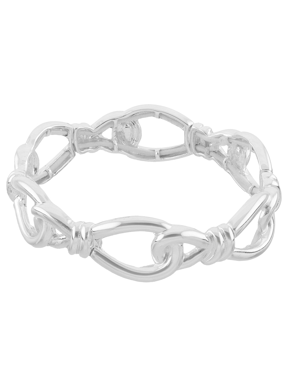 Pulsera Silver Bonds acabado pulido