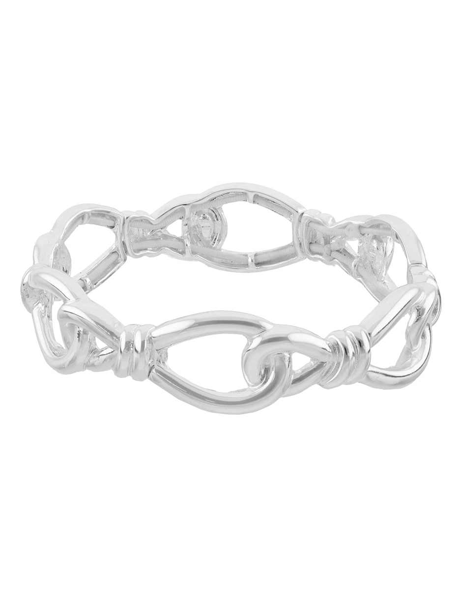 Pulsera Silver Bonds acabado pulido 2