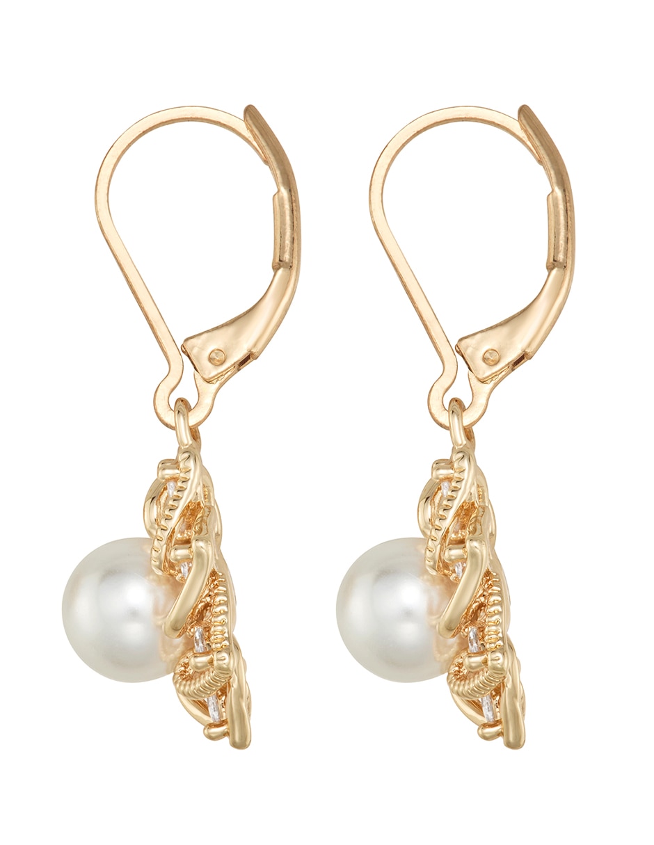 Aretes cortos de flor Social Cz Ears 2