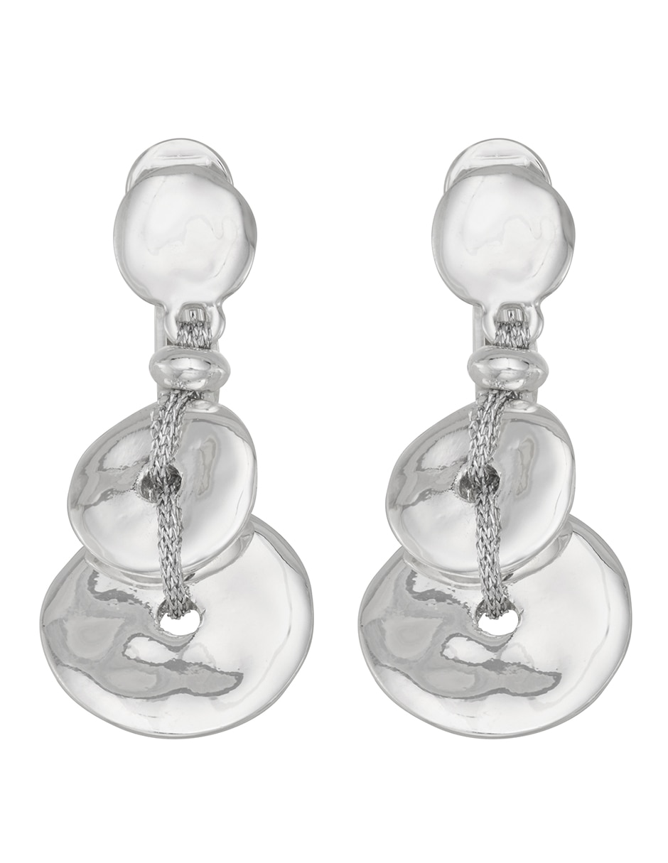 Aretes cortos Clip Capsule con acabado pulido