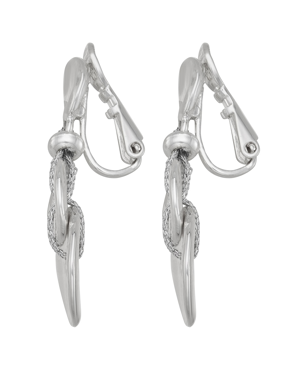 Aretes cortos Clip Capsule con acabado pulido 2