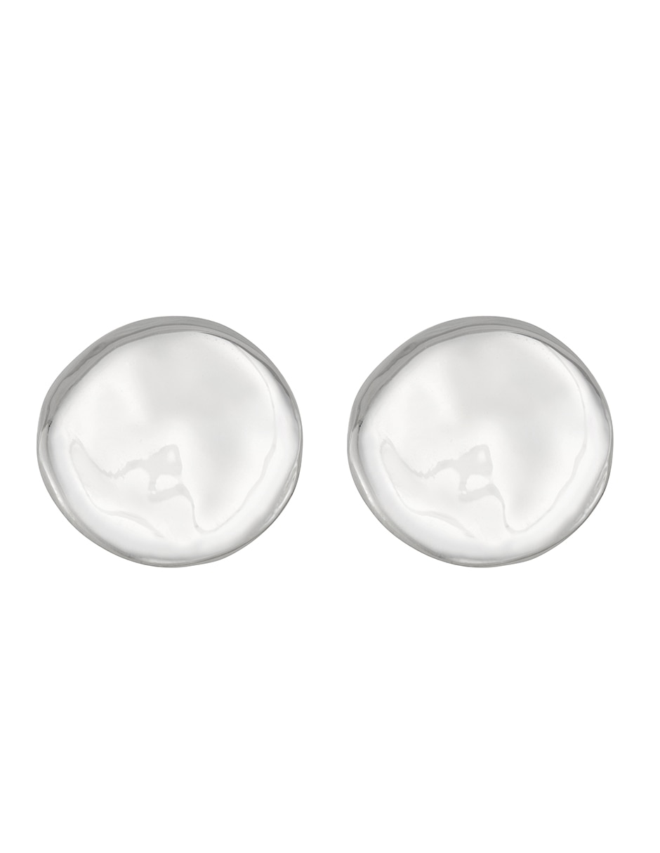 Aretes cortos circulares con acabado pulido