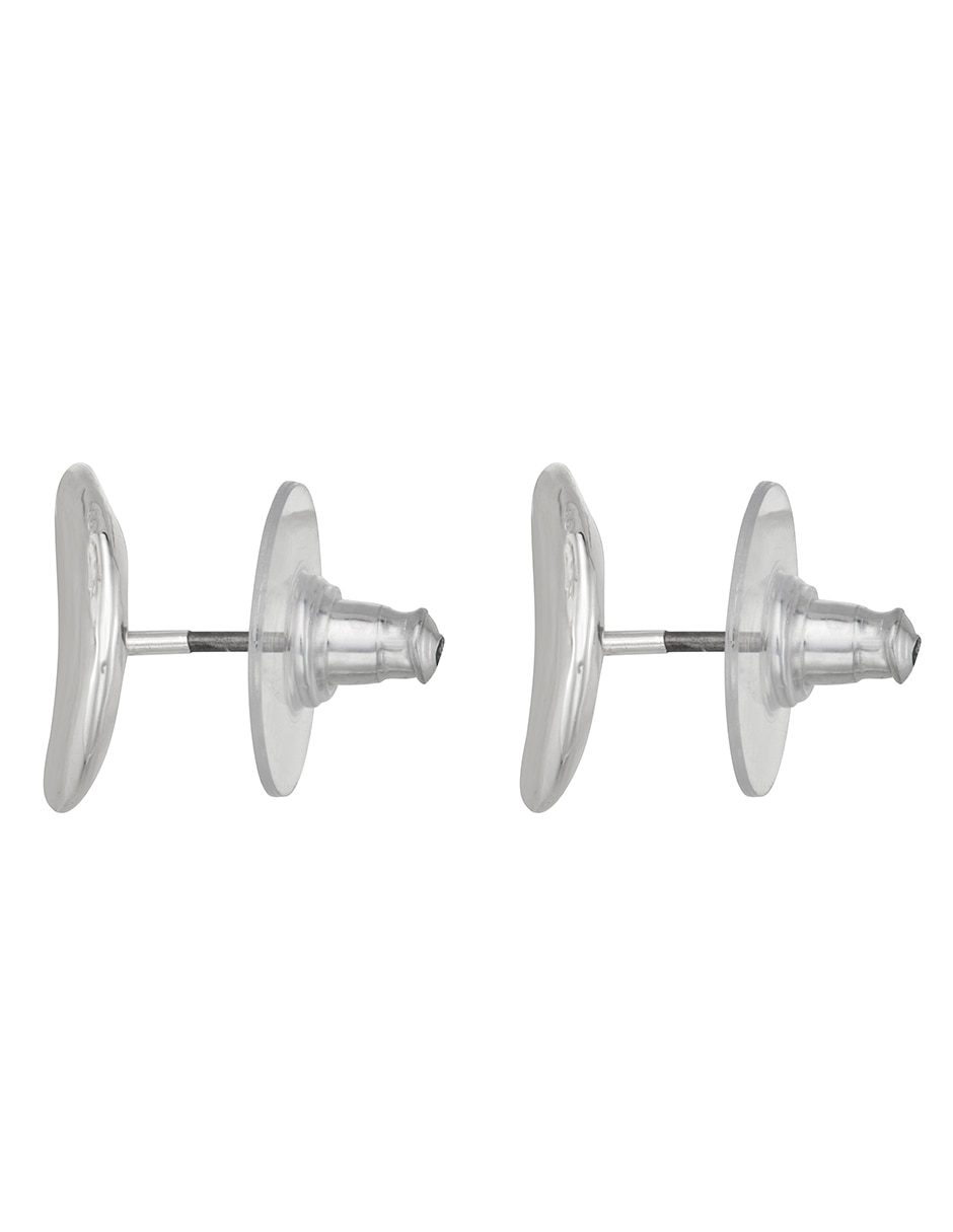Aretes cortos circulares con acabado pulido 2