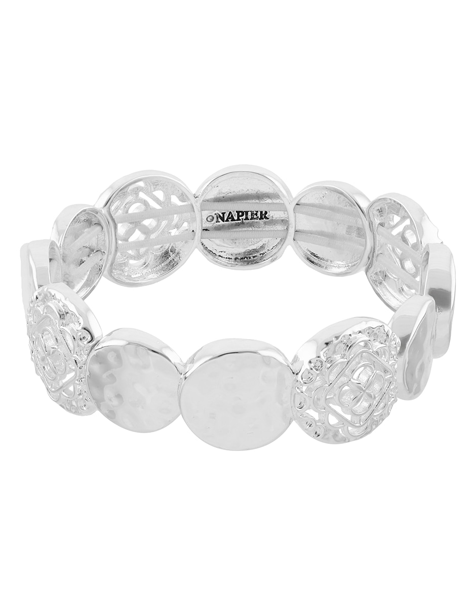Pulsera Silver Coins acabado pulido