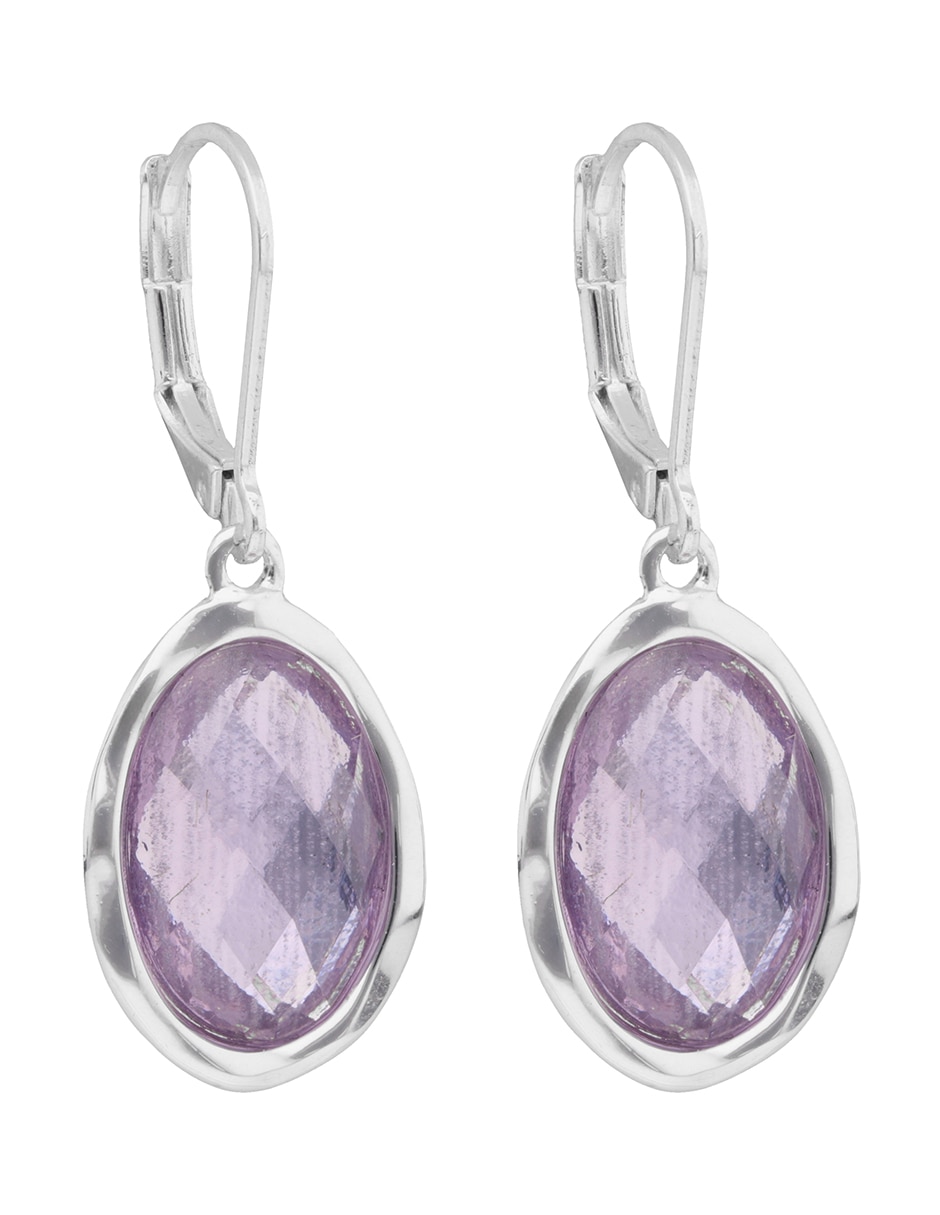 Aretes huggies ovalados Ocean Abalone con acabado pulido 2