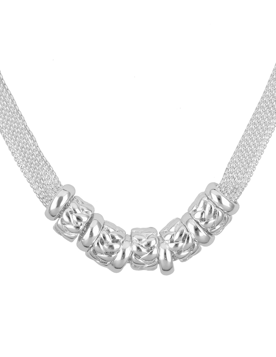 Collar silver shapes