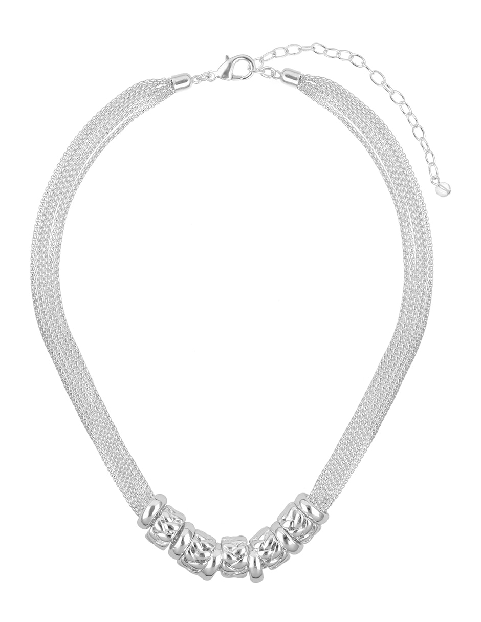 Collar silver shapes 4