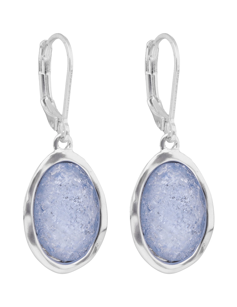 Aretes huggies ovalados Ocean Abalone con acabado pulido 2