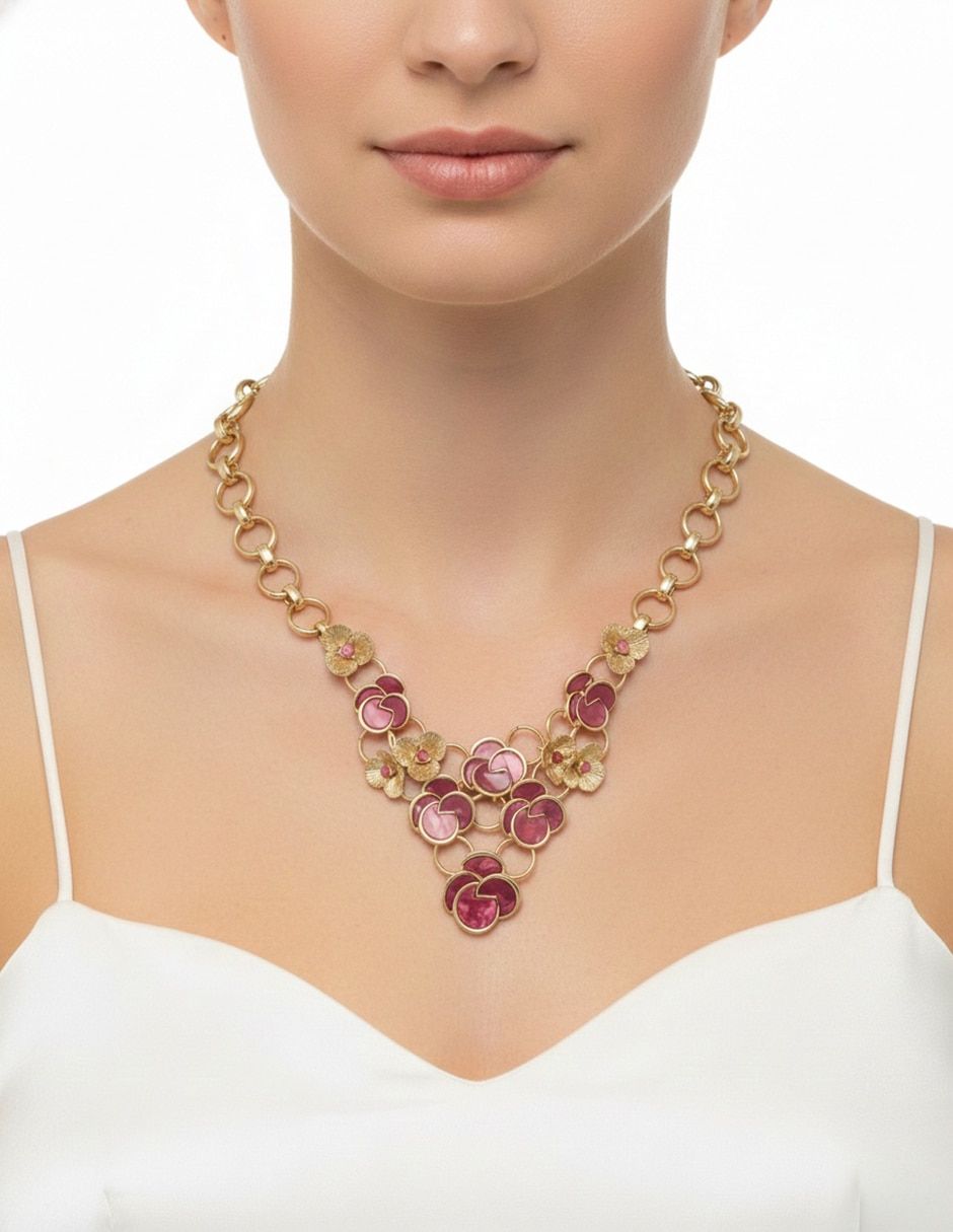 Collar de flor Origami Flowers 3