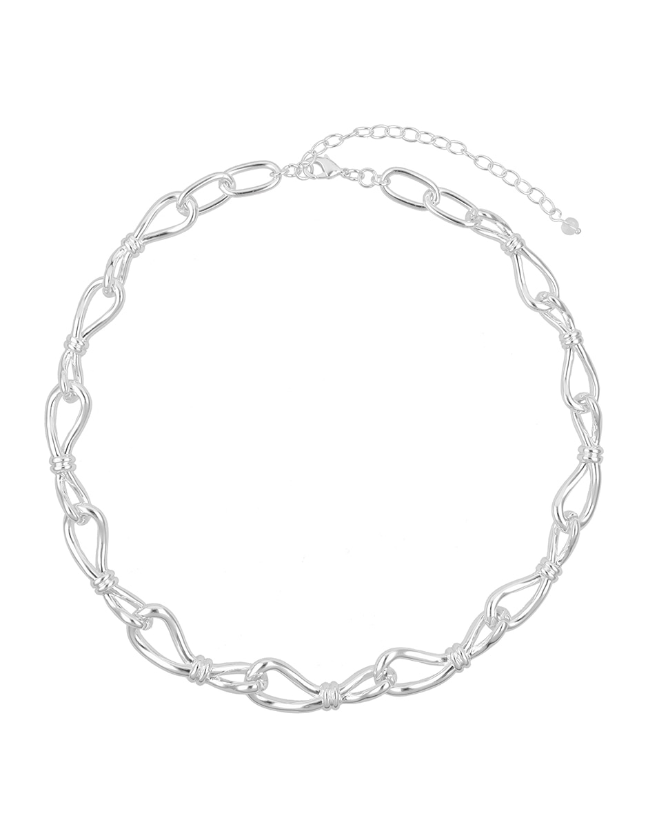 Collar de eslabones Silver Bonds 2