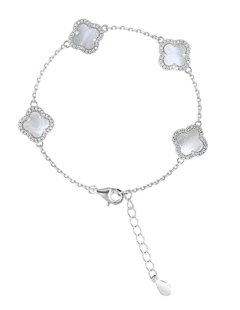 Brazalete de plata con nácar p 925 Brazalete de plata con nácar p 925