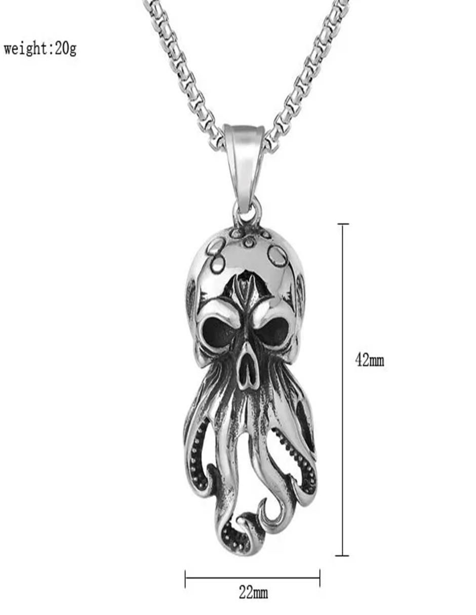 Collar con dije de calavera 4