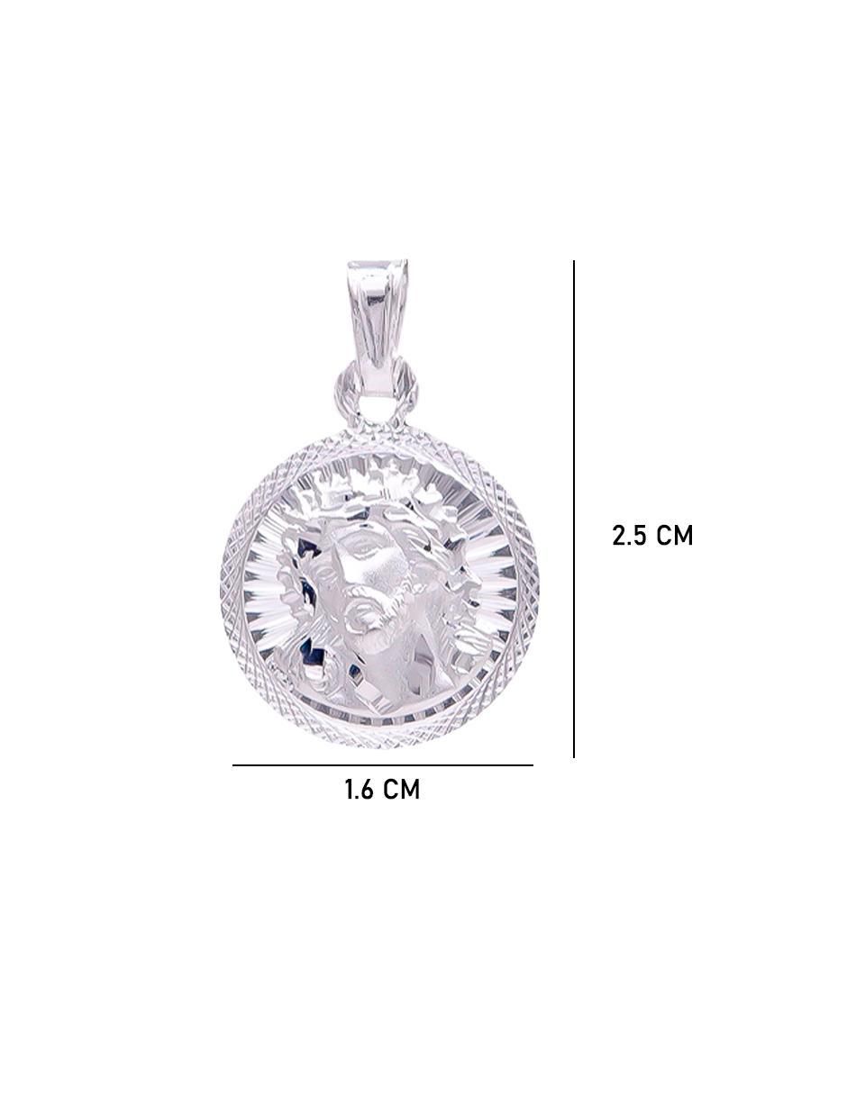 Dije redondo de plata P 925 5