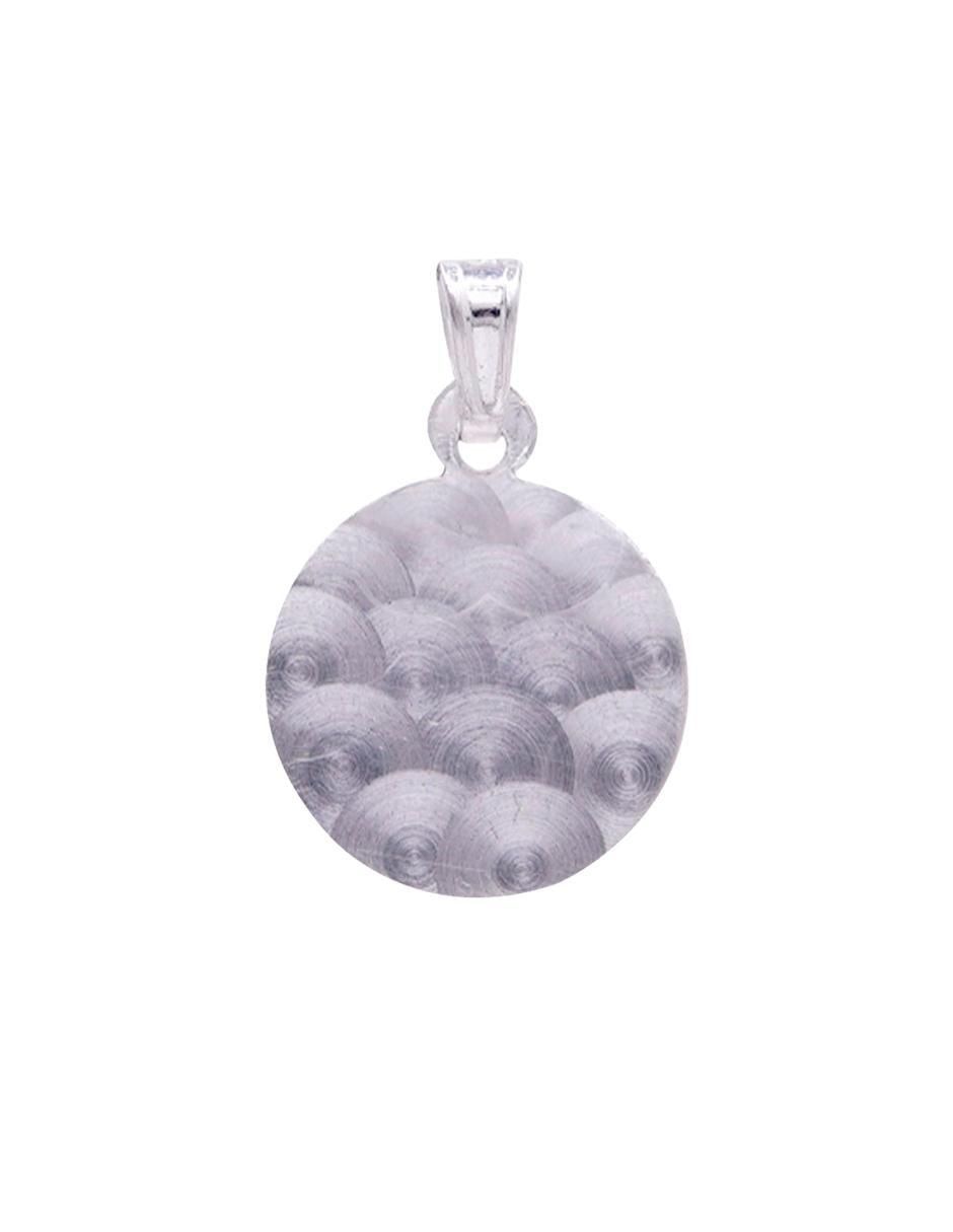 Dije redondo de plata P 925 4