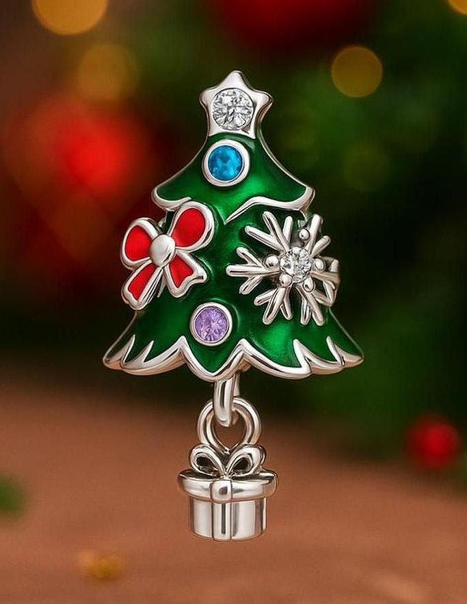 Charm de pino de plata P 925 4