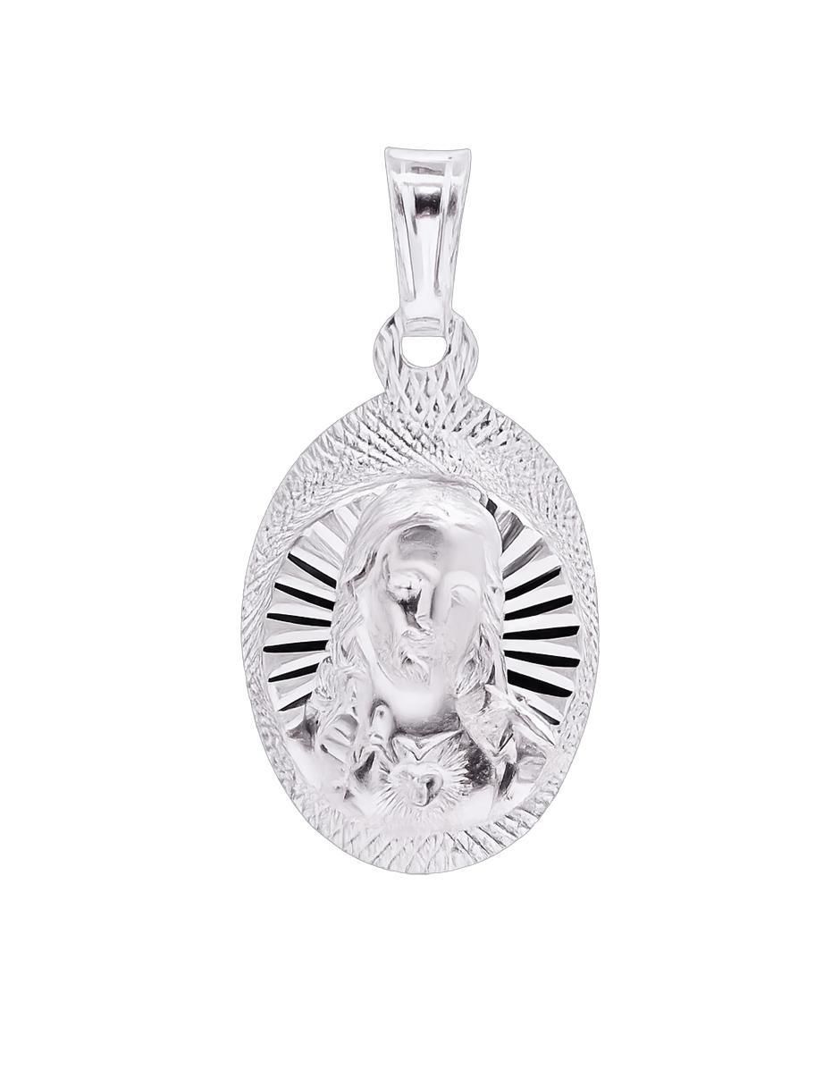 Dije ovalada sagrado corazón de plata P 925 1