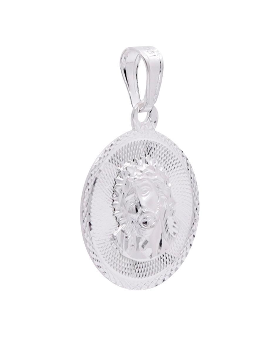 Dije circular cristo de plata P 925 3