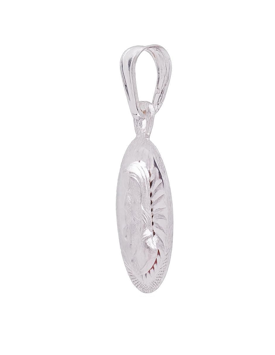 Dije circular sagrado corazón de plata P 925 2
