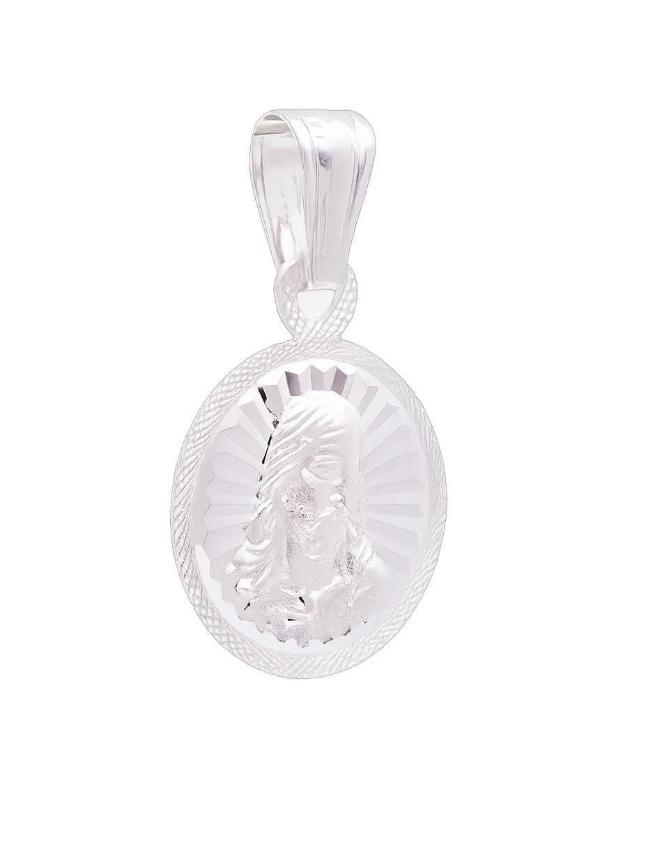 Dije circular sagrado corazón de plata P 925 3