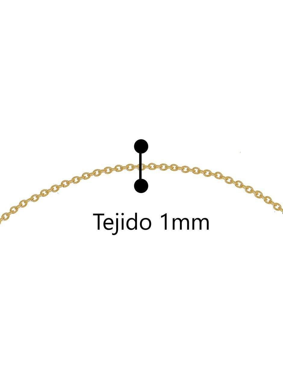 Pulsera de oro 10 K con acabado pulido 5