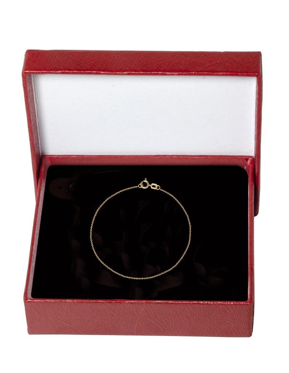 Pulsera de oro 10 K con acabado pulido 4