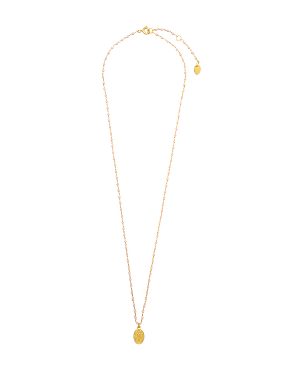 Collar con dije ovalado de plata P 925 3