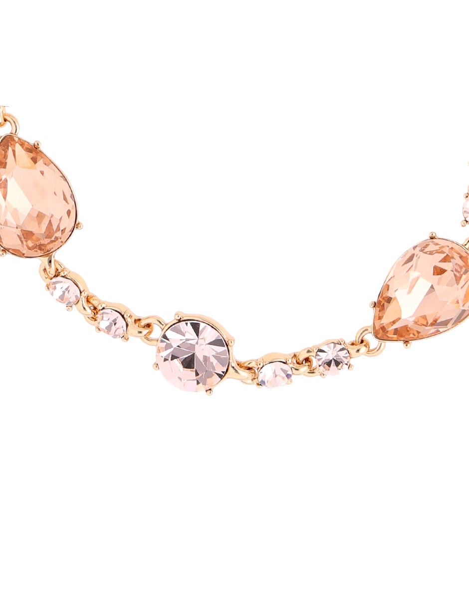 Pulsera con cristal acabado brillante 2
